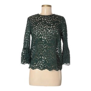 Emerald Green Zara Lace Blouse